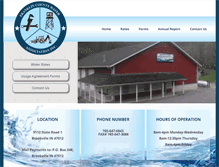 Tablet Screenshot of franklincountywater.org