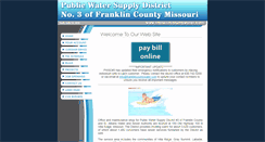 Desktop Screenshot of franklincountywater.com